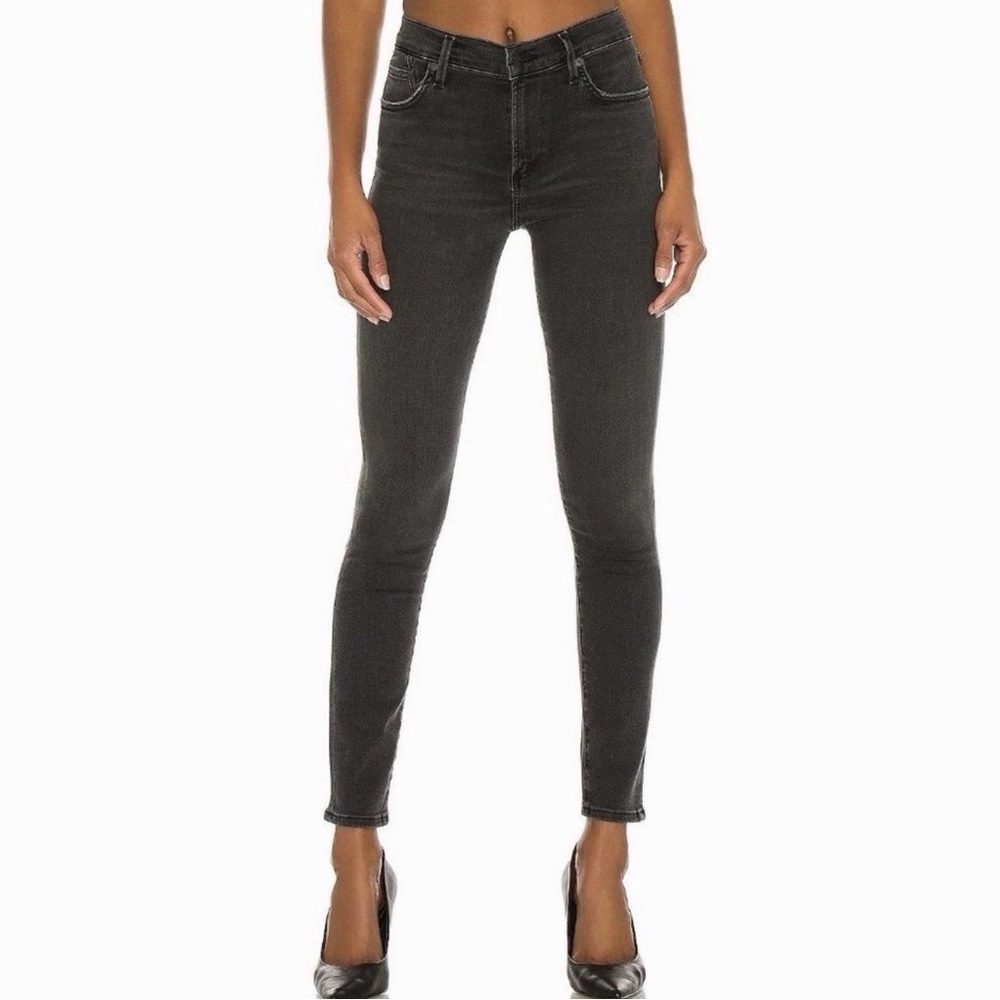 Citizens of Humanity Jeans Size 27 Skinny Black MidRise Premium Denim NWT